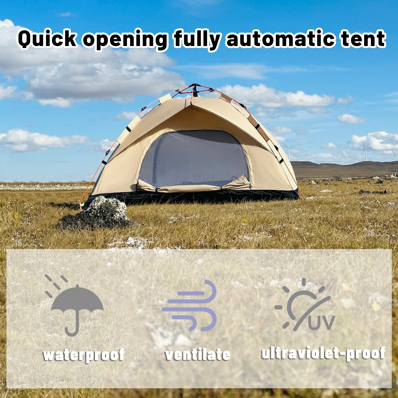 Affordable Family Tent - Outdoor Automatic Quick-opening Tent - image 4
