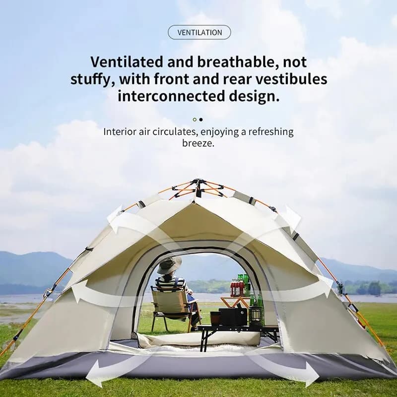 Outdoor Automatic Folding Tent for Family Camping - image 4