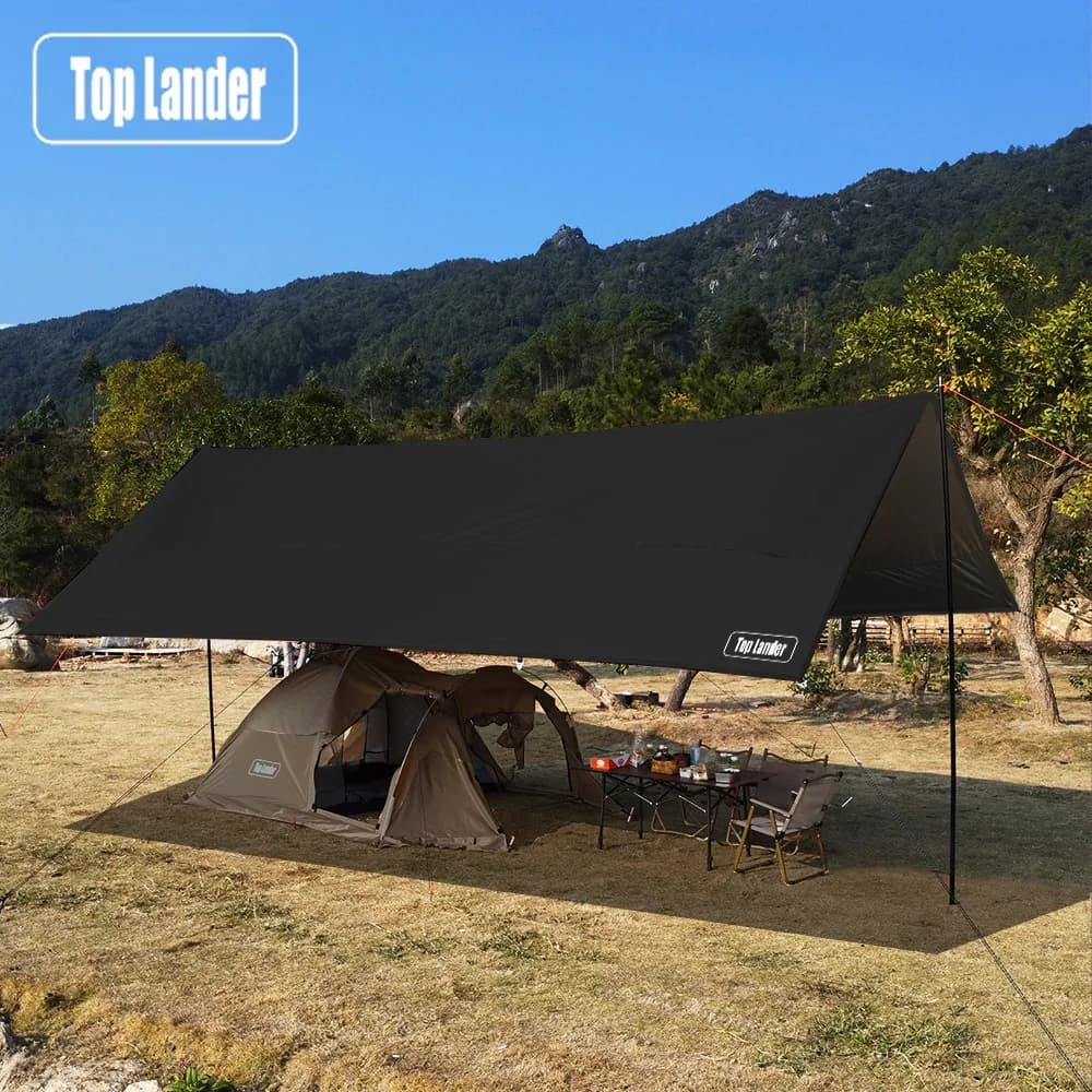 Oxford Large Waterproof Tarp for Camping & Beach