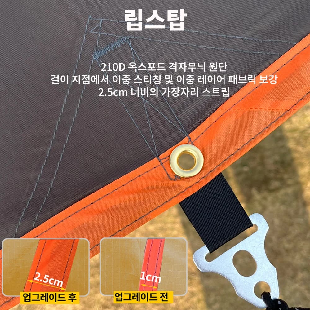 Oxford Large Waterproof Tarp for Camping & Beach - image 4