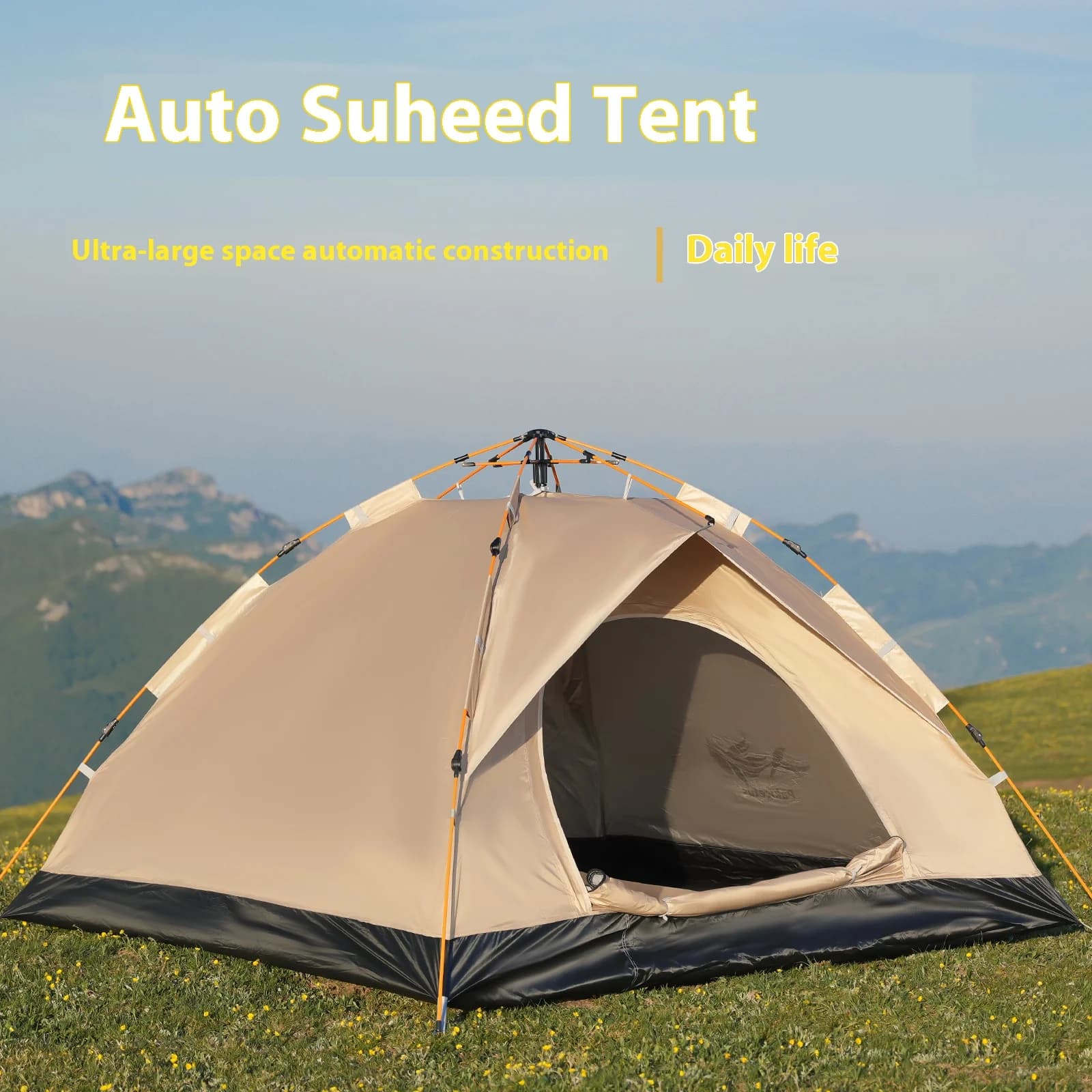 Pakicetus Instant Golden Tent - Portable Family Shelter - image 5