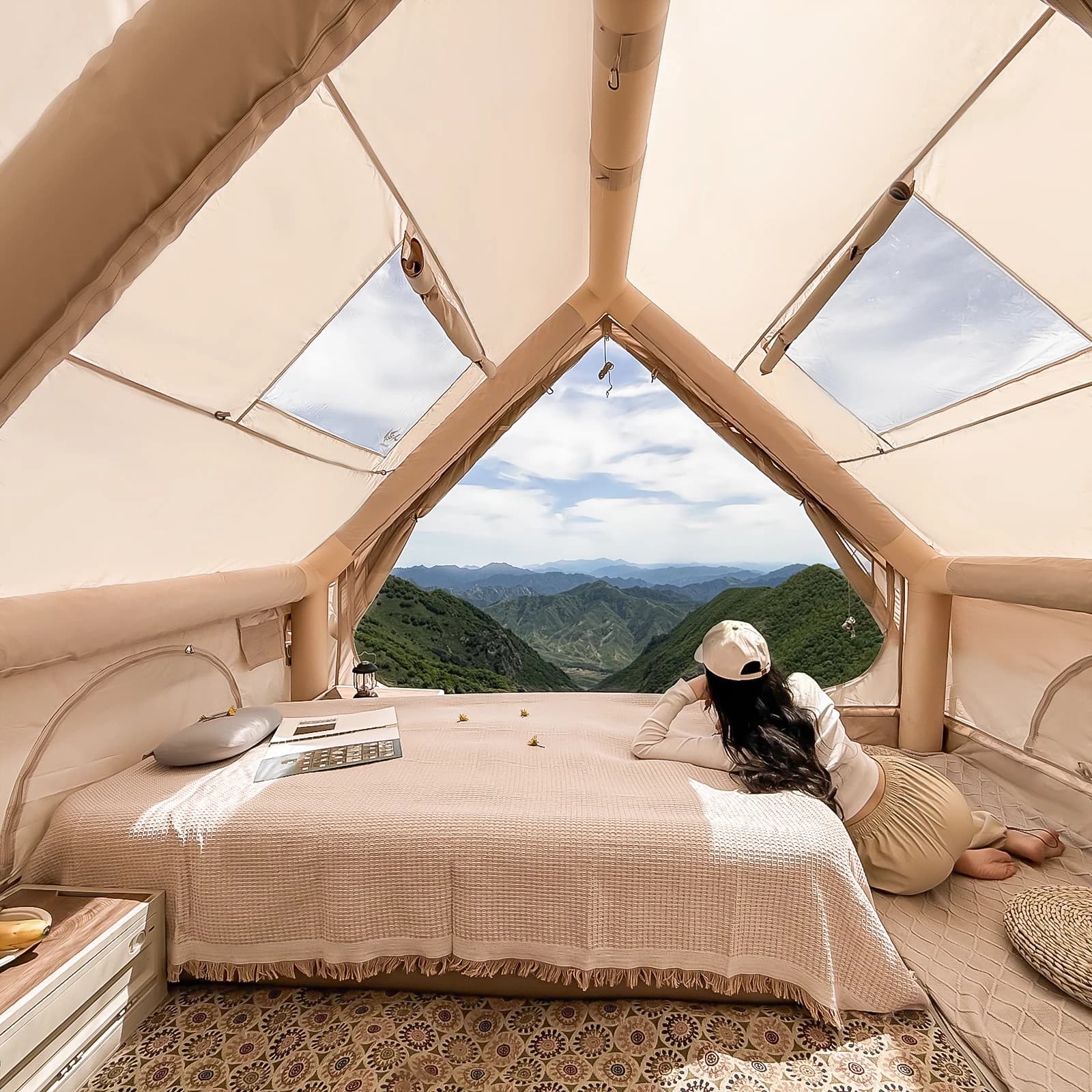 Pakicetus Inflatable Camping Tent - Family of 4-8 - image 5