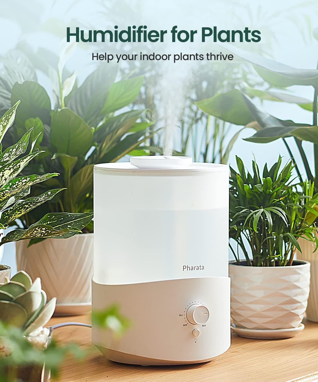 Pharata 2.5L Top Fill Humidifier & Essential Oil Diffuser - image 5
