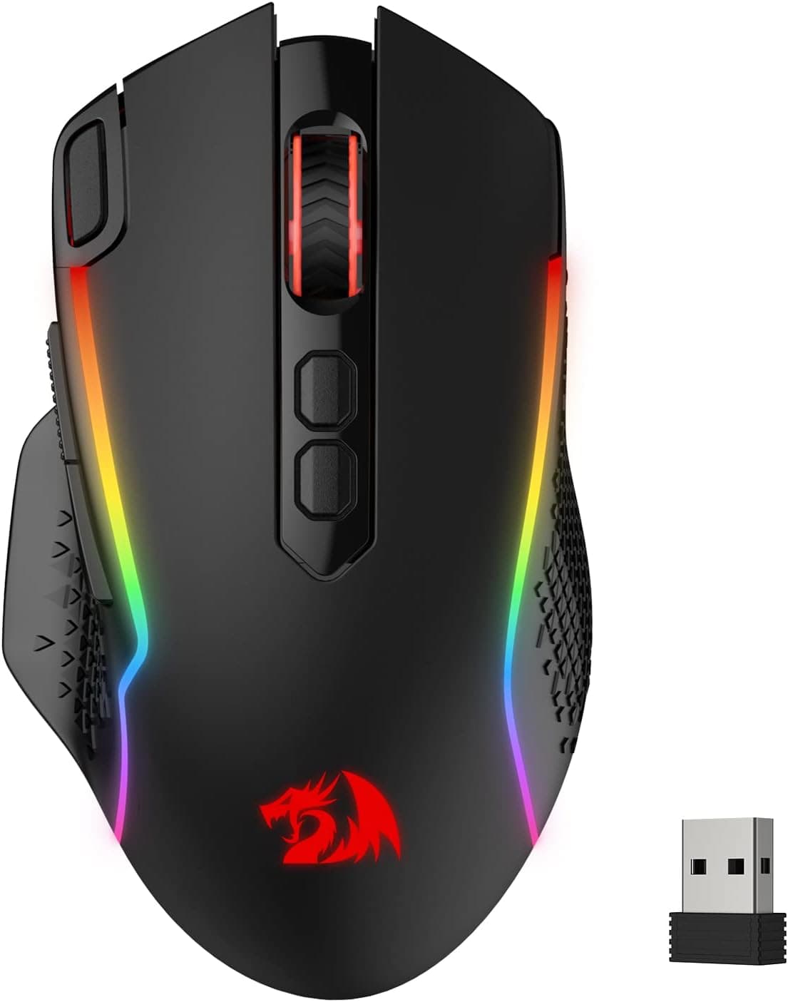 Redragon M810 Pro Wireless Gaming Mouse - 10,000 DPI, RGB