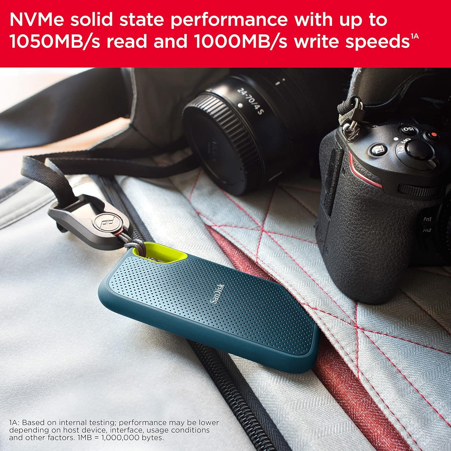 SANDISK 1TB Extreme Portable SSD - High-Speed & Durable Storage - image 4