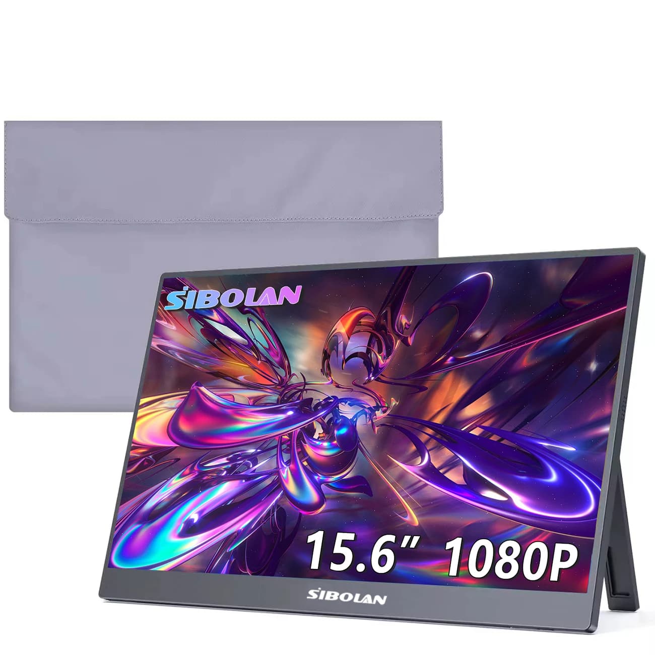 SIBOLAN 15.6-Inch Portable Monitor - Perfect for Gaming & Travel - image 5