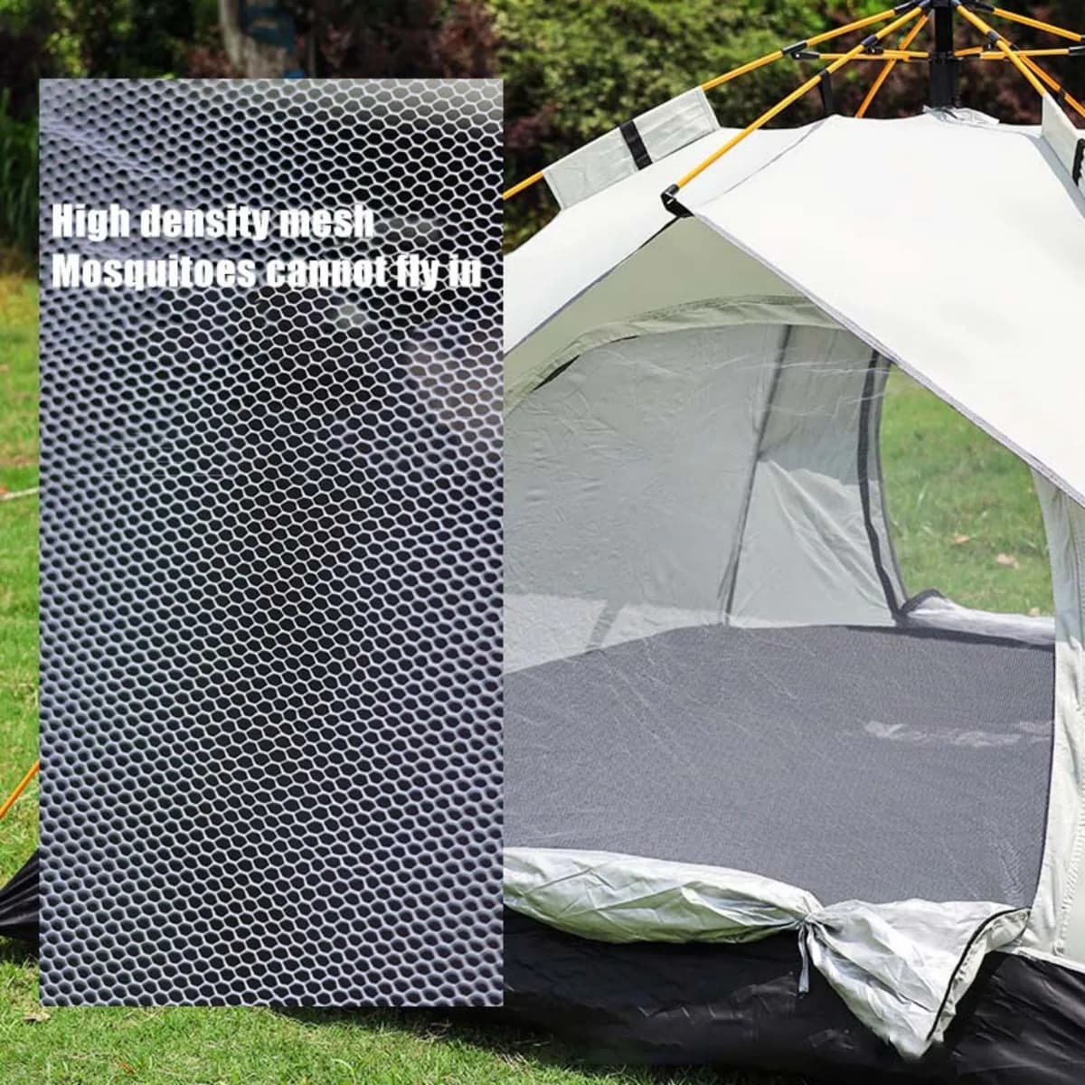 Small Silver Compact Auto-Tent - Perfect Family Camping Tent - image 5