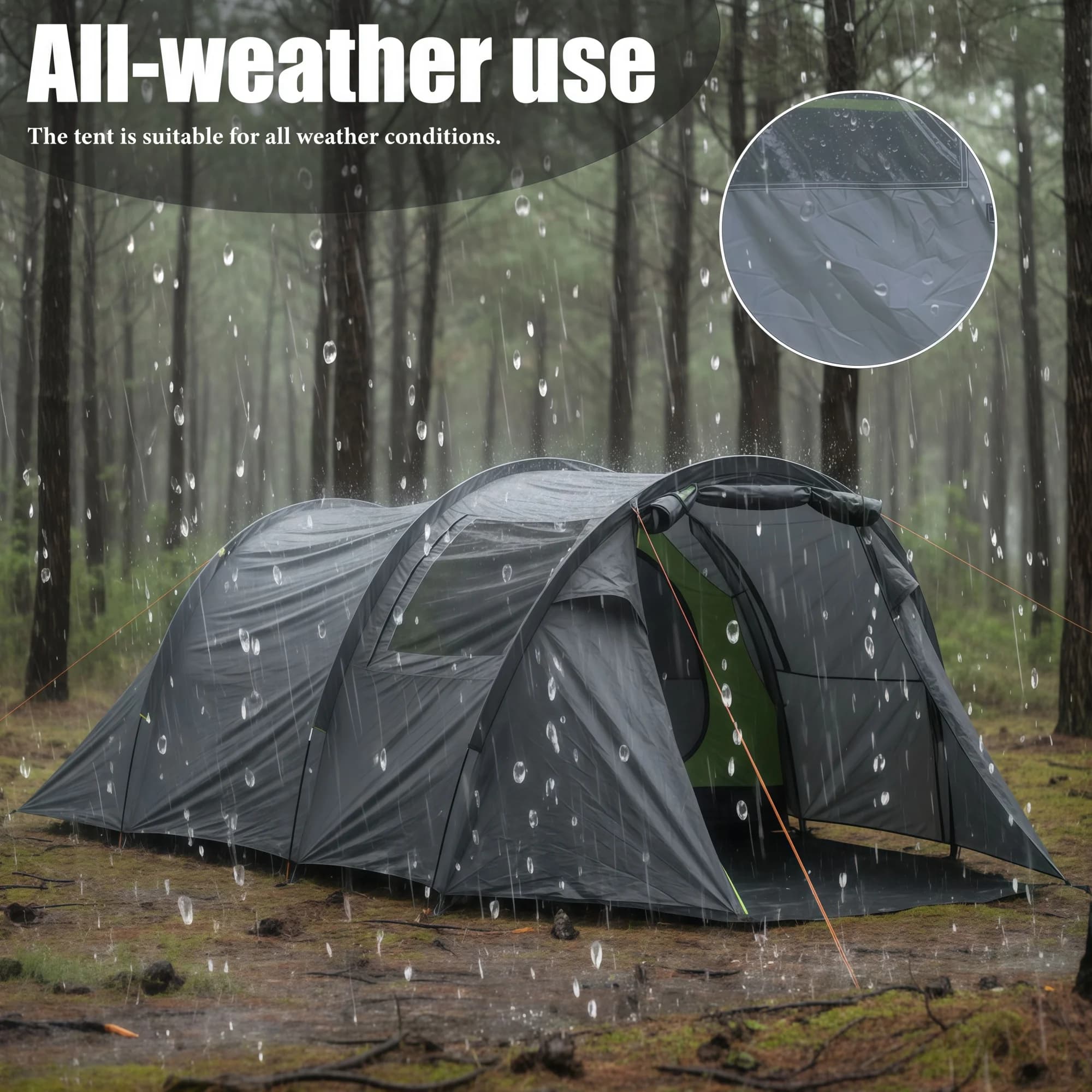 Spacious Camping Tent - Ideal for Family Outings - image 3