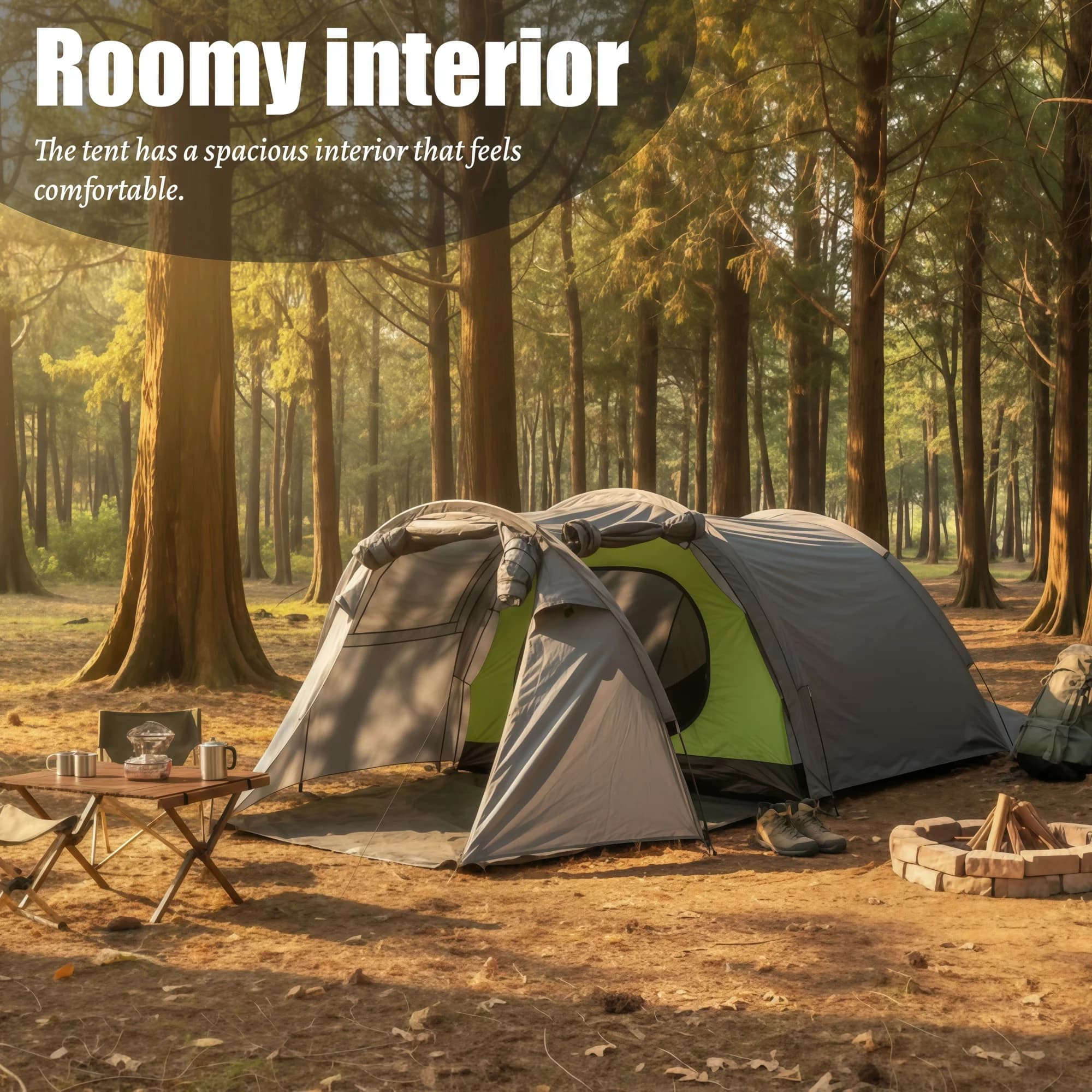 Spacious Camping Tent - Ideal for Family Outings - image 4