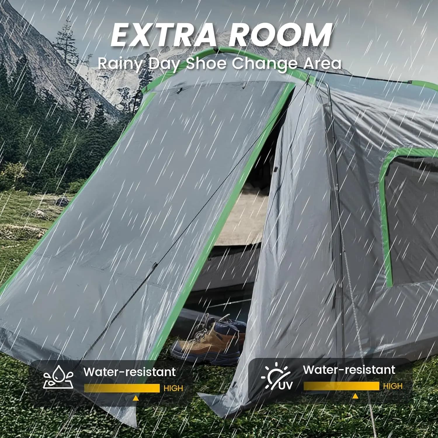 Spacious Waterproof SUV Tent for Family Camping - image 3