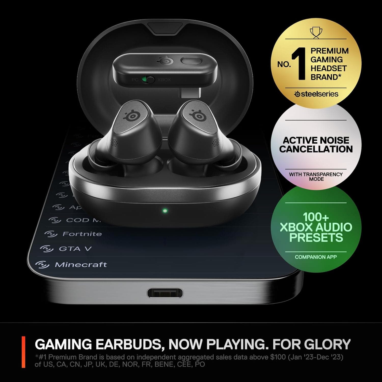SteelSeries Arctis GameBuds: Dual Wireless Gaming Headset - image 2