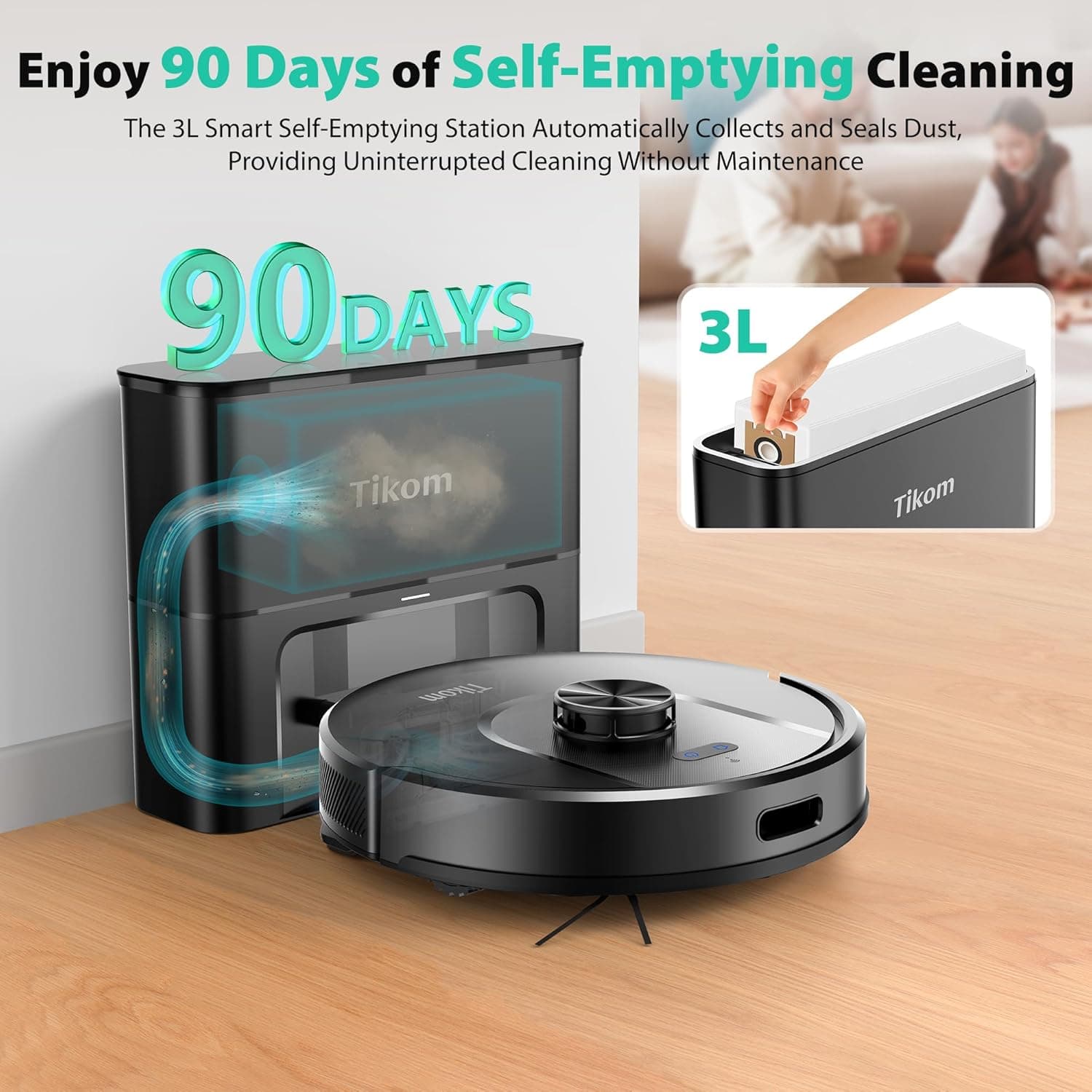 Tikom L8000 Plus: Advanced Robotic Vacuum & Mop - image 2