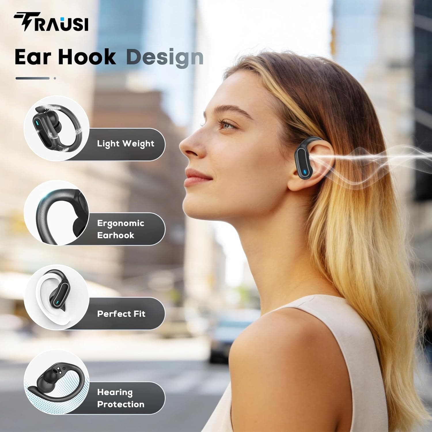 TRAUSI Wireless Earbuds: Comfort and Clarity for Active Lifestyles - image 2