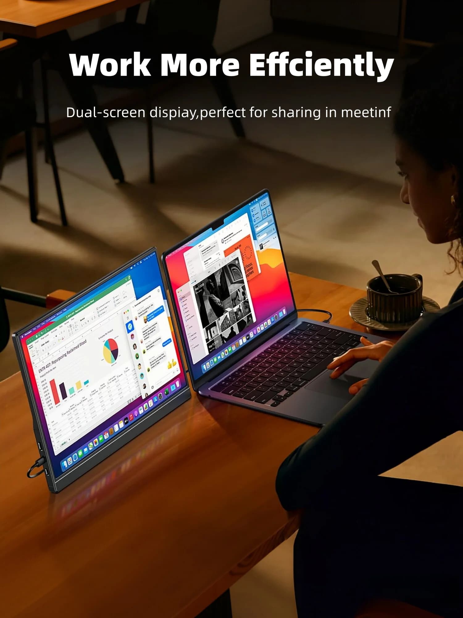 XAITH UCKY 14-inch Portable Monitor - FHD IPS Display - image 4