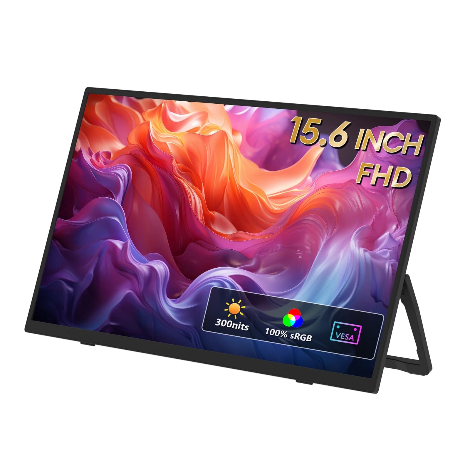 ZEUSLAP Portable Monitor - 15.6" FHD Display