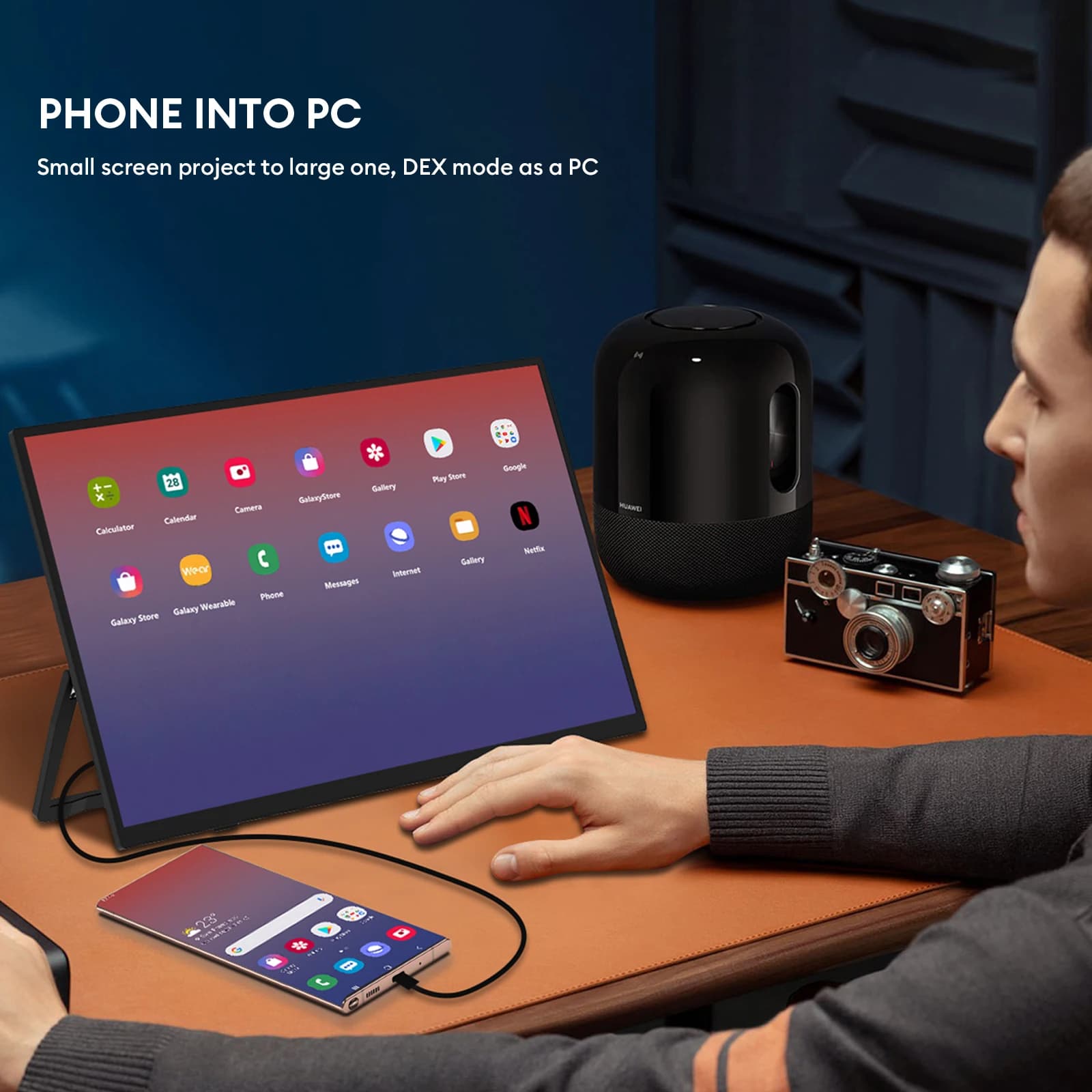 ZEUSLAP Portable Monitor - 15.6" FHD Display - image 4