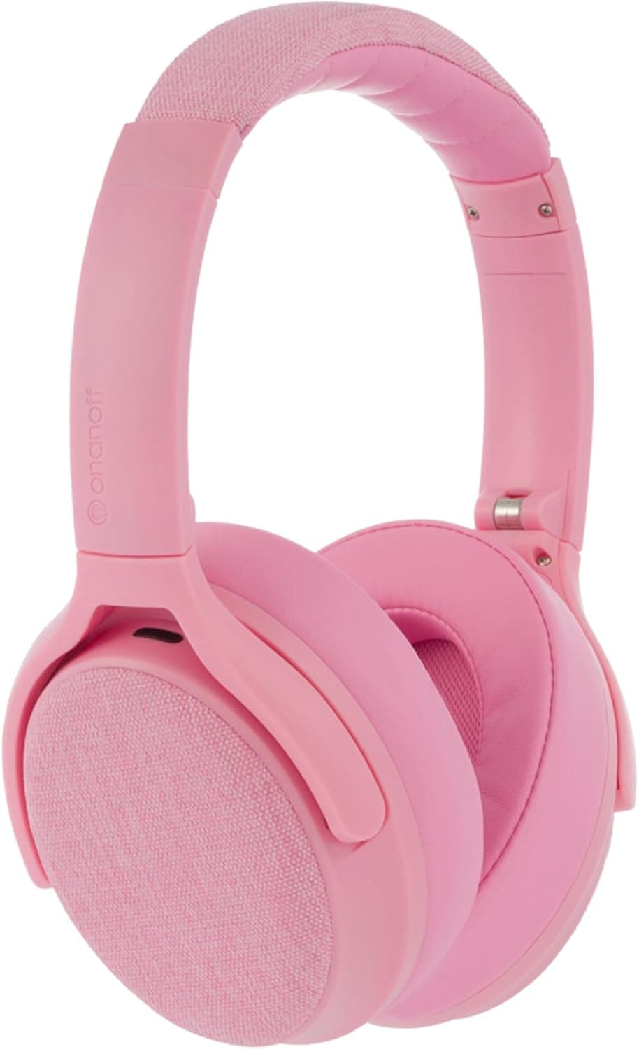 ONANOFF Made for Amazon ANC Bluetooth Headphones in Pink