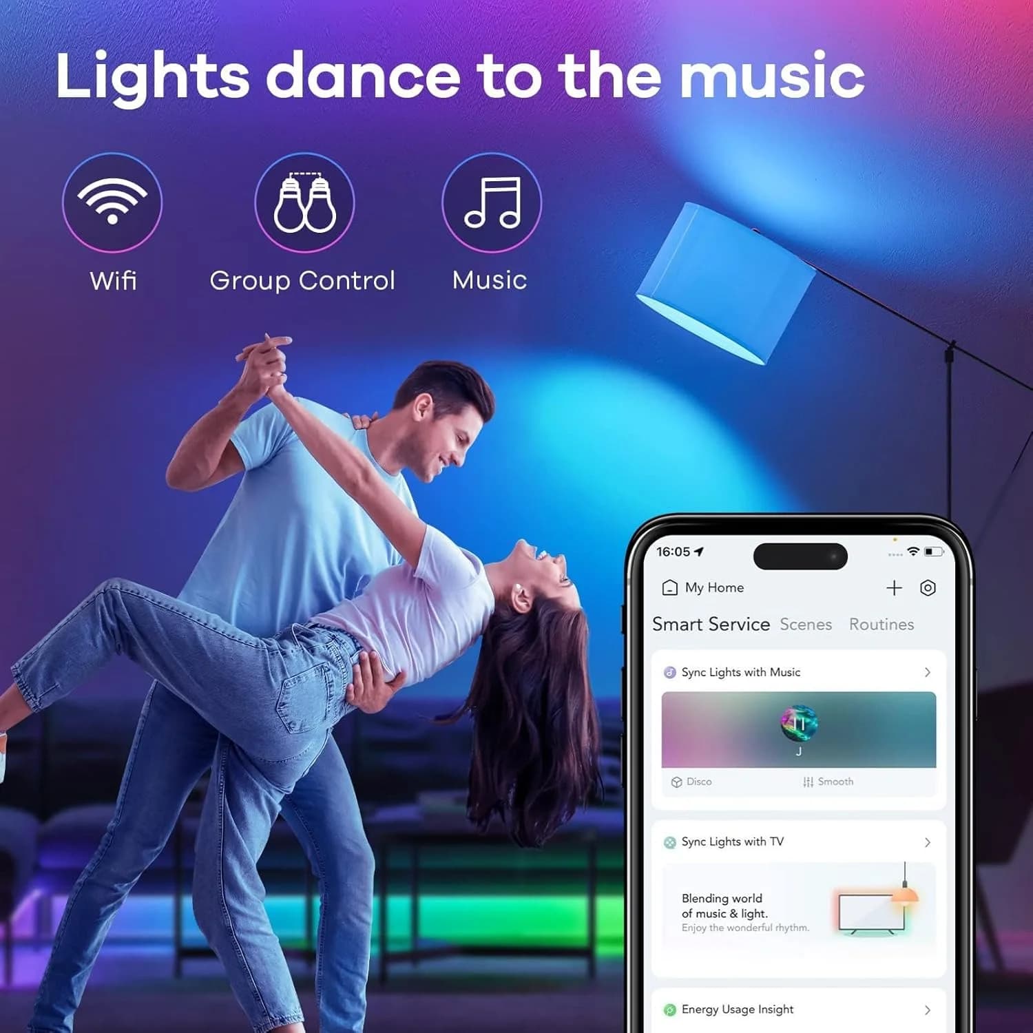 Smart Light Bulbs GX53 WiFi Dimmable Color Changing - image 3