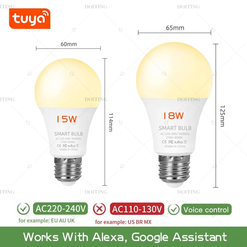 Smart Life Tuya WiFi E27 Bulb - image 3