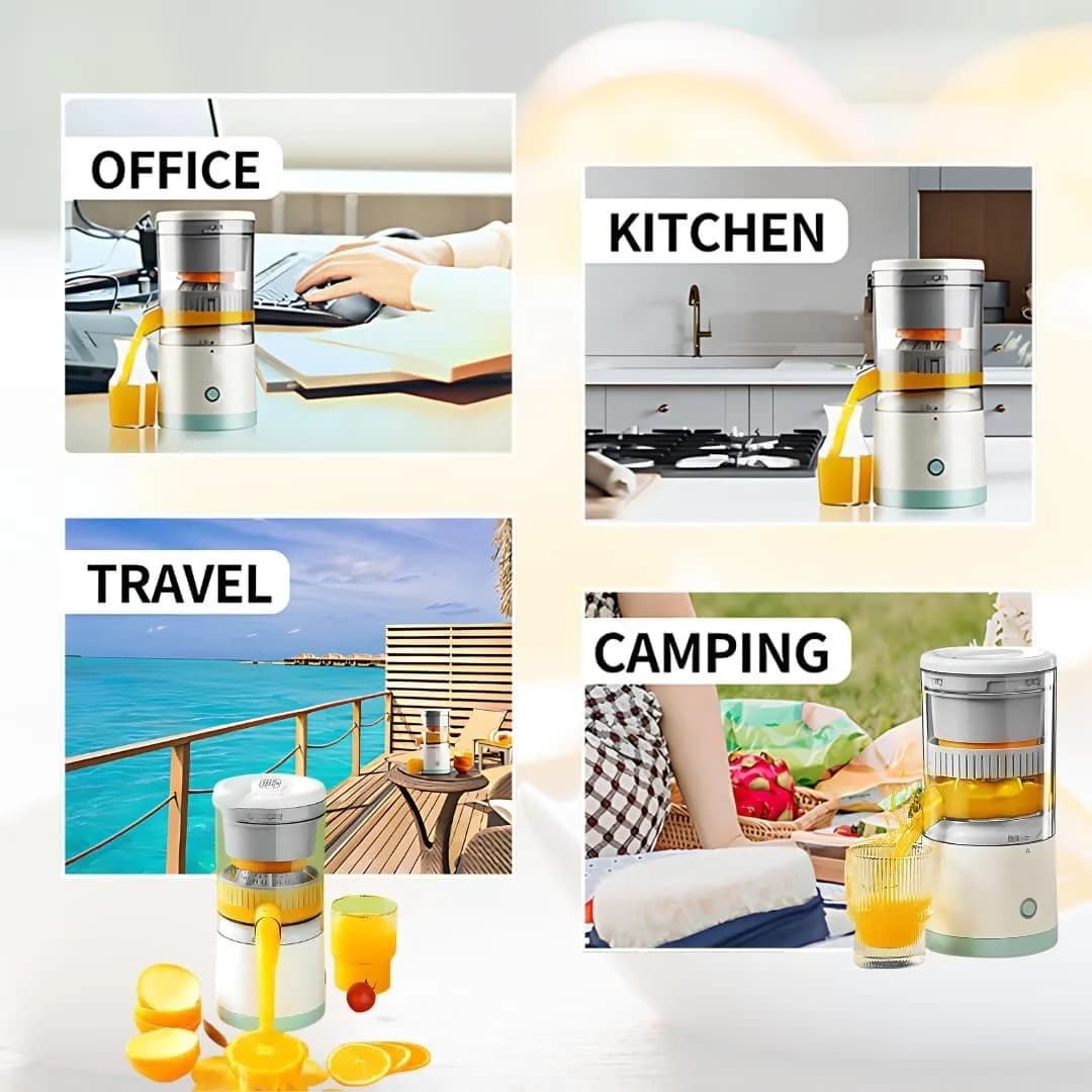Portable Citrus Juicer with Cleaning Brush - image 5
