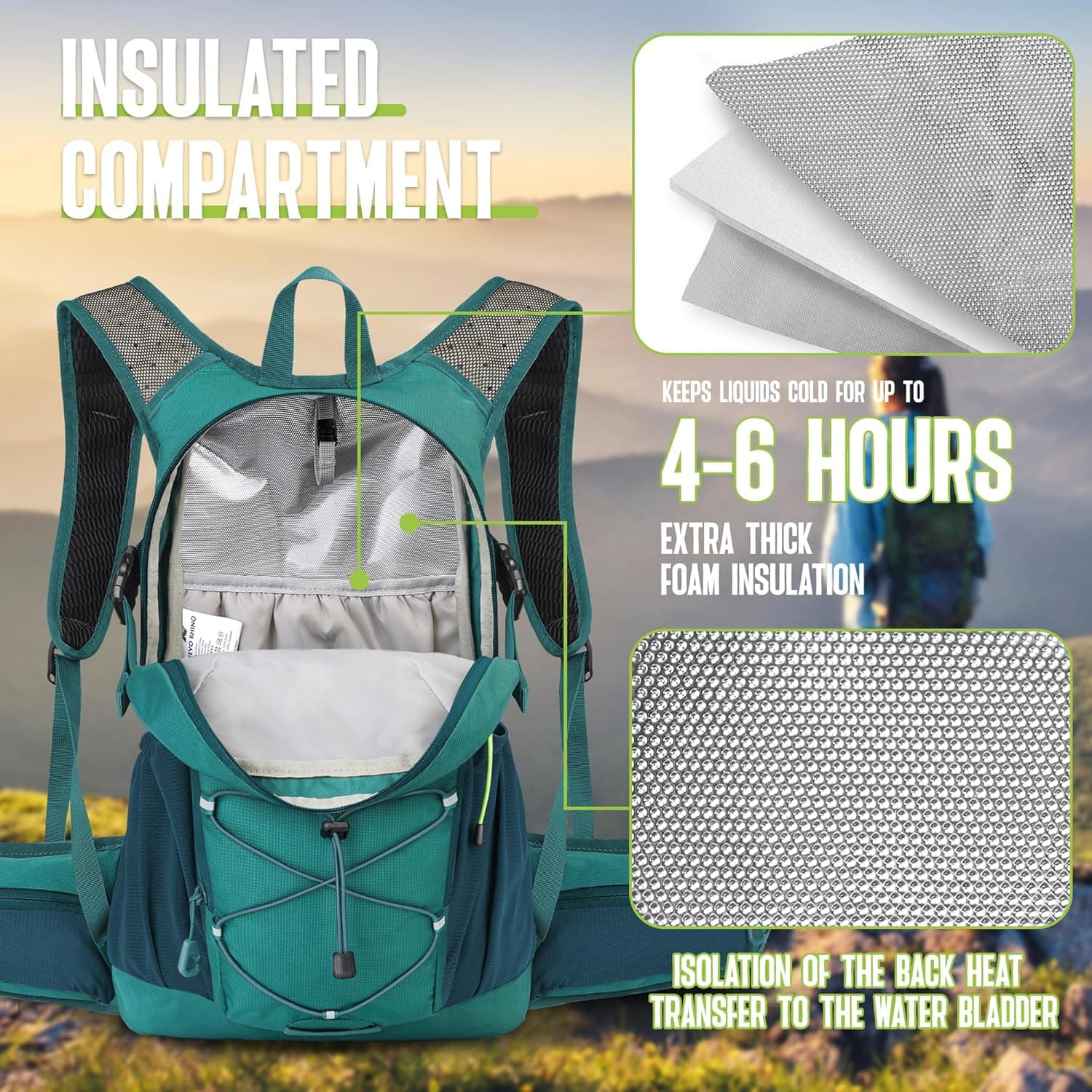 N NEVO RHINO 18L hydration backpack with 3L bladder - image 3