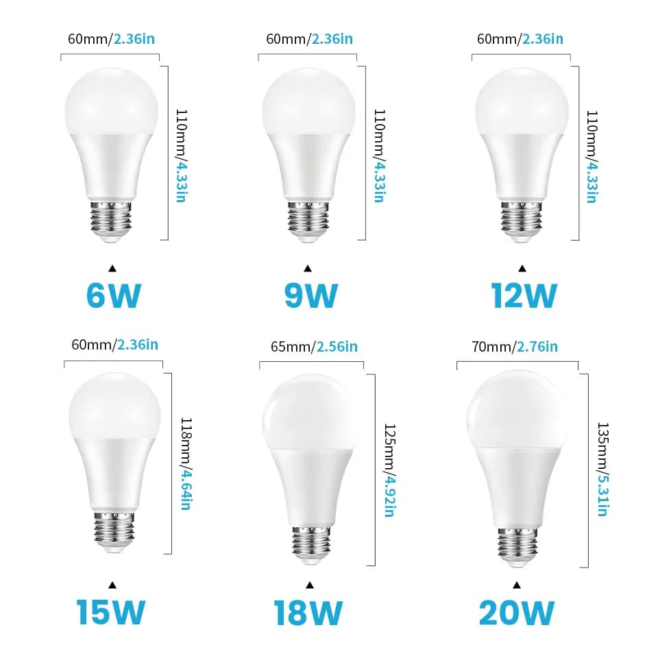 Radar Motion Sensor Light Bulb E27 LED Lamp - image 4