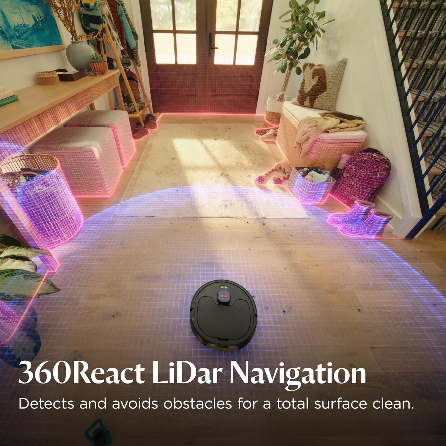 Bissell FlexClean FurForce robot vacuum and mop with LiDAR - image 5
