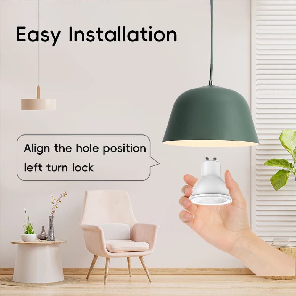 NINFULL Smart Light Bulbs RGB E27 GU10 Led Bulb - image 5