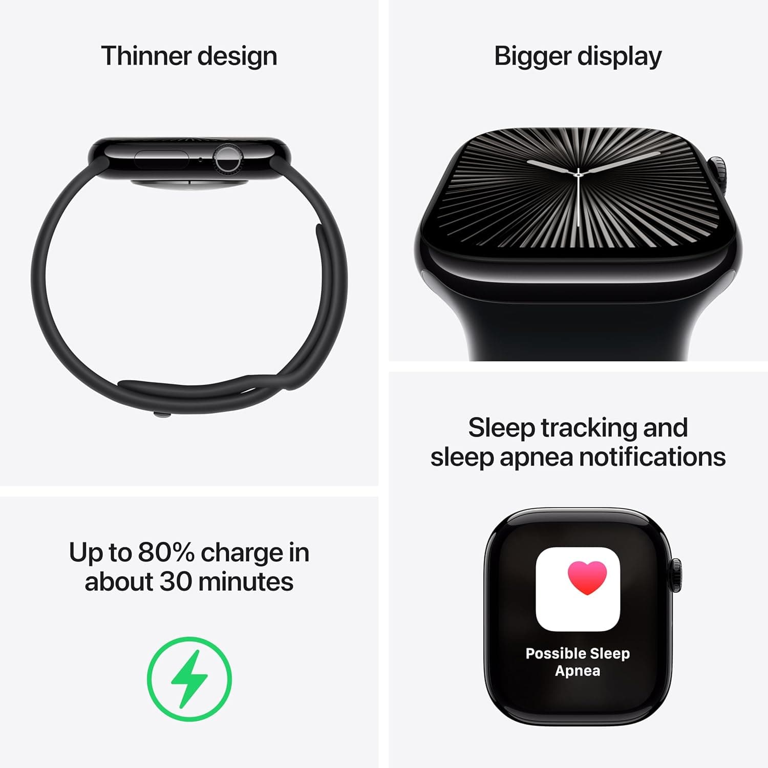 Apple Watch Series 10 46mm GPS Aluminum Smartwatch - image 4