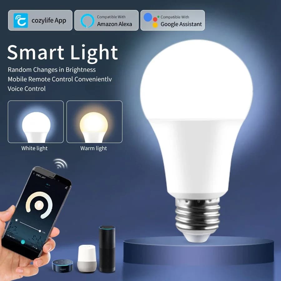 Cozylife E27 WiFi Smart LED Light Bulbs