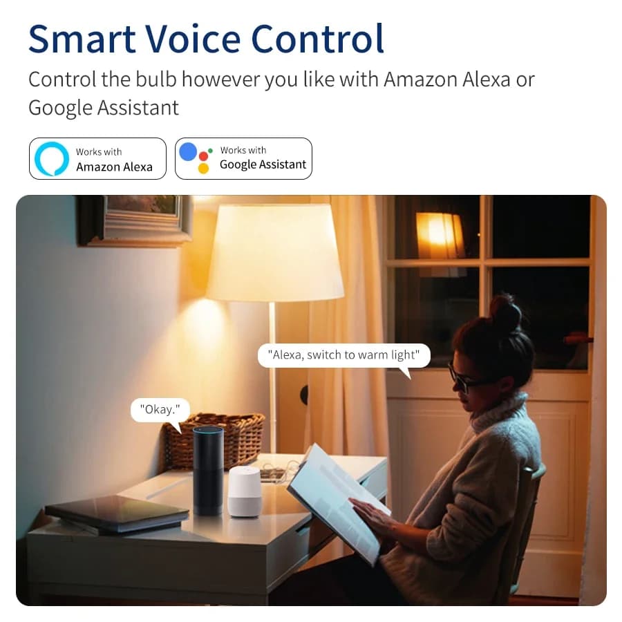 Tuya Smart WiFi LED Light Bulbs E27 - image 4