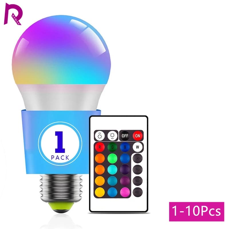 LED RGB Bulb Remote Control Lighting
