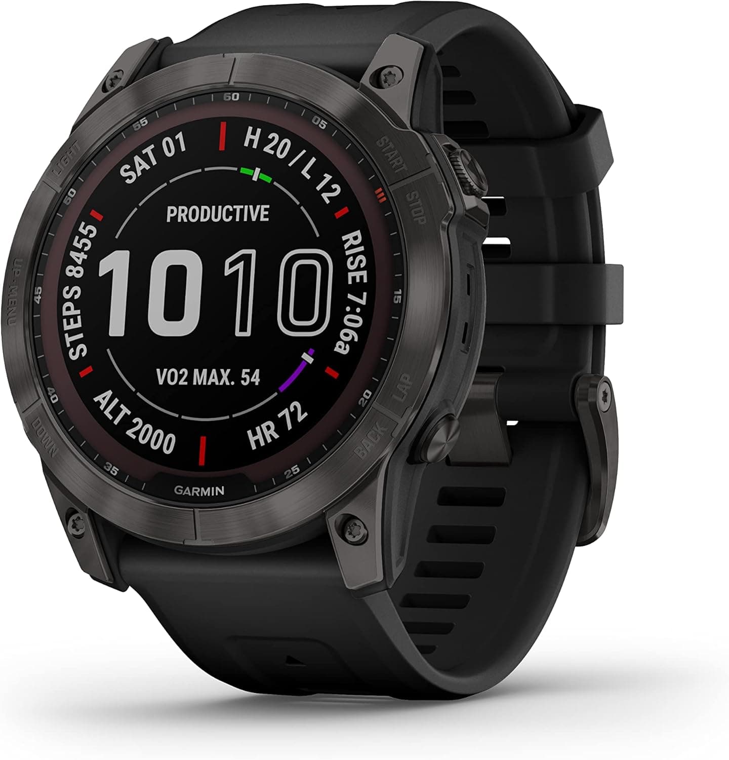 Garmin Fenix 7X Sapphire Solar Multisport Fitness Watch