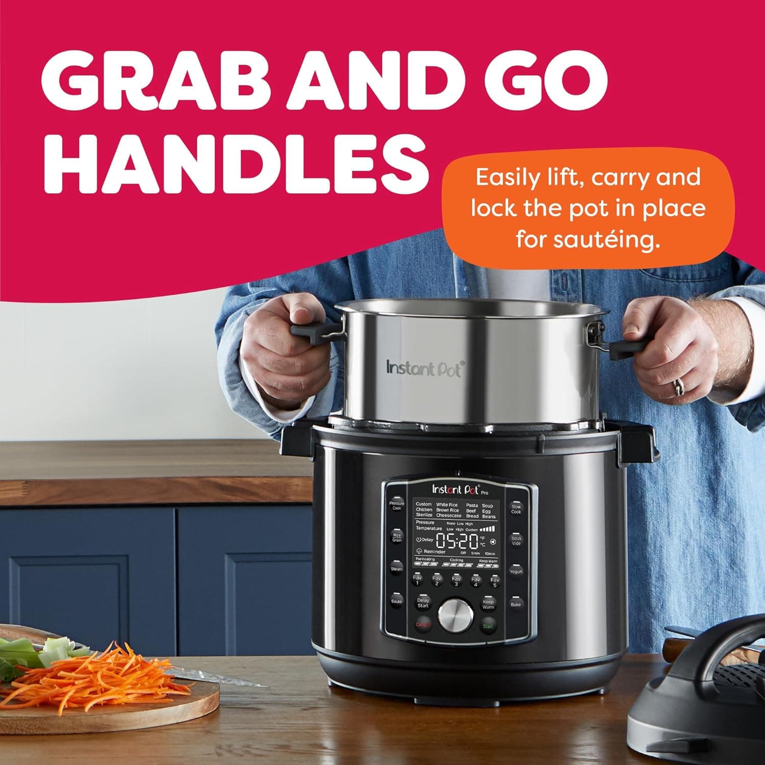 Instant Pot Pro 8-Quart Multi-Use Pressure Cooker and Slow Cooker - image 5