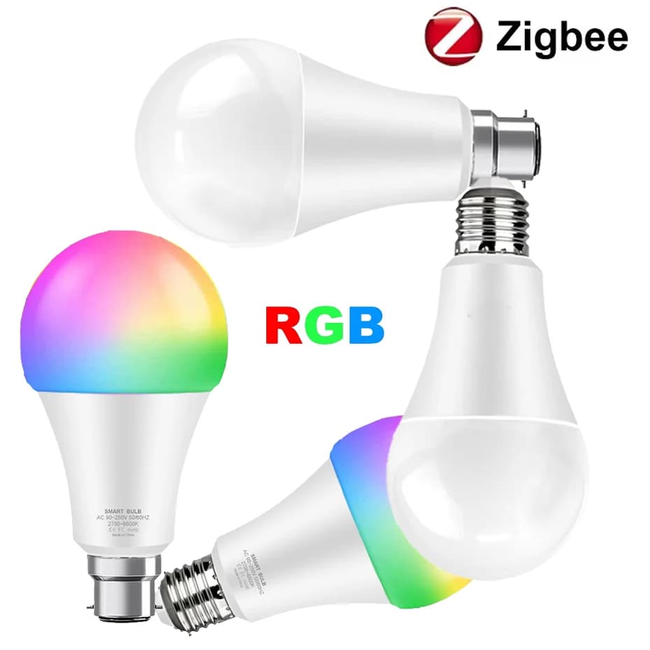 Smart LED Bulb E27/B22 15W RGB+CW+WW