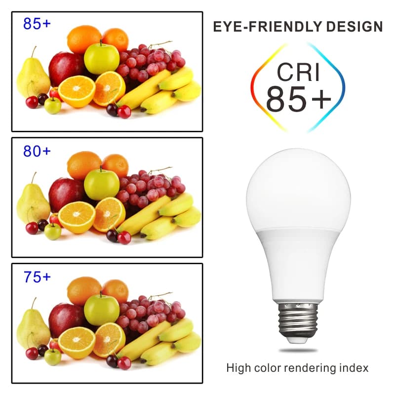 LED Bulb Lamps E27 10pcs 20W 18W 15W 12W 9W 5W 3W - image 2