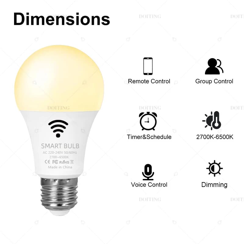 Smart Life Tuya WiFi E27 Bulb - image 2