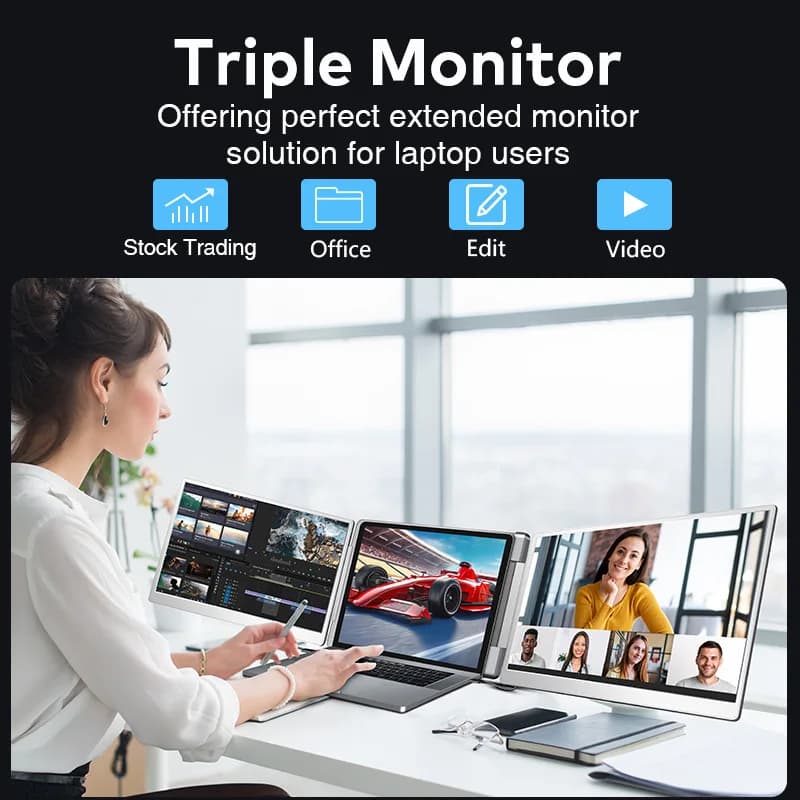 FHD IPS Gaming Series Portable Monitor - High Definition Extender - image 2