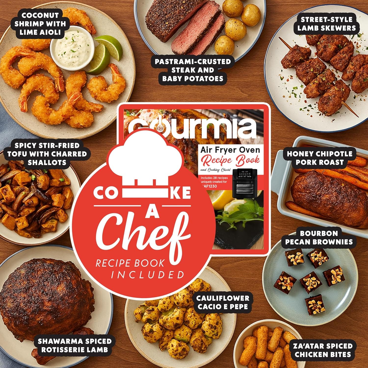 Gourmia Air Fryer - 14 Qt Rotisserie Oven - image 5