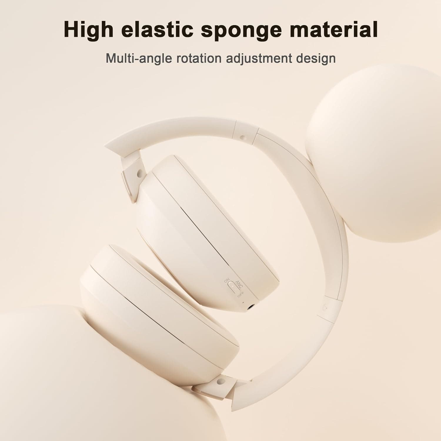 EAORUL Over-Ear Wireless Active Noise Cancelling Headphones - image 2