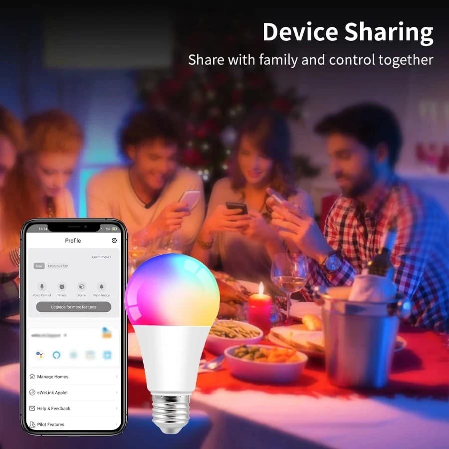 Tuya Smart Light Bulb E27 RGB Lamp - image 5