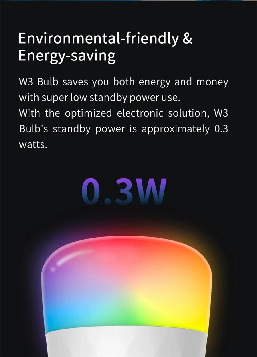 Yeelight Smart LED W3 Bulb E26 WiFi Connect Smart Light - image 3