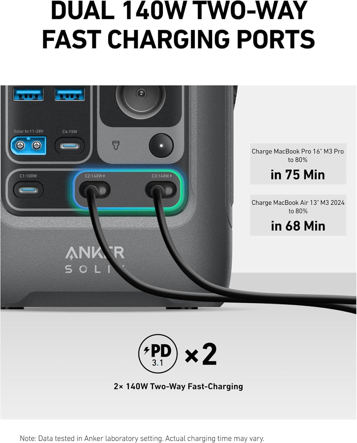 Anker SOLIX C300 DC 288Wh Portable Power Station - image 5