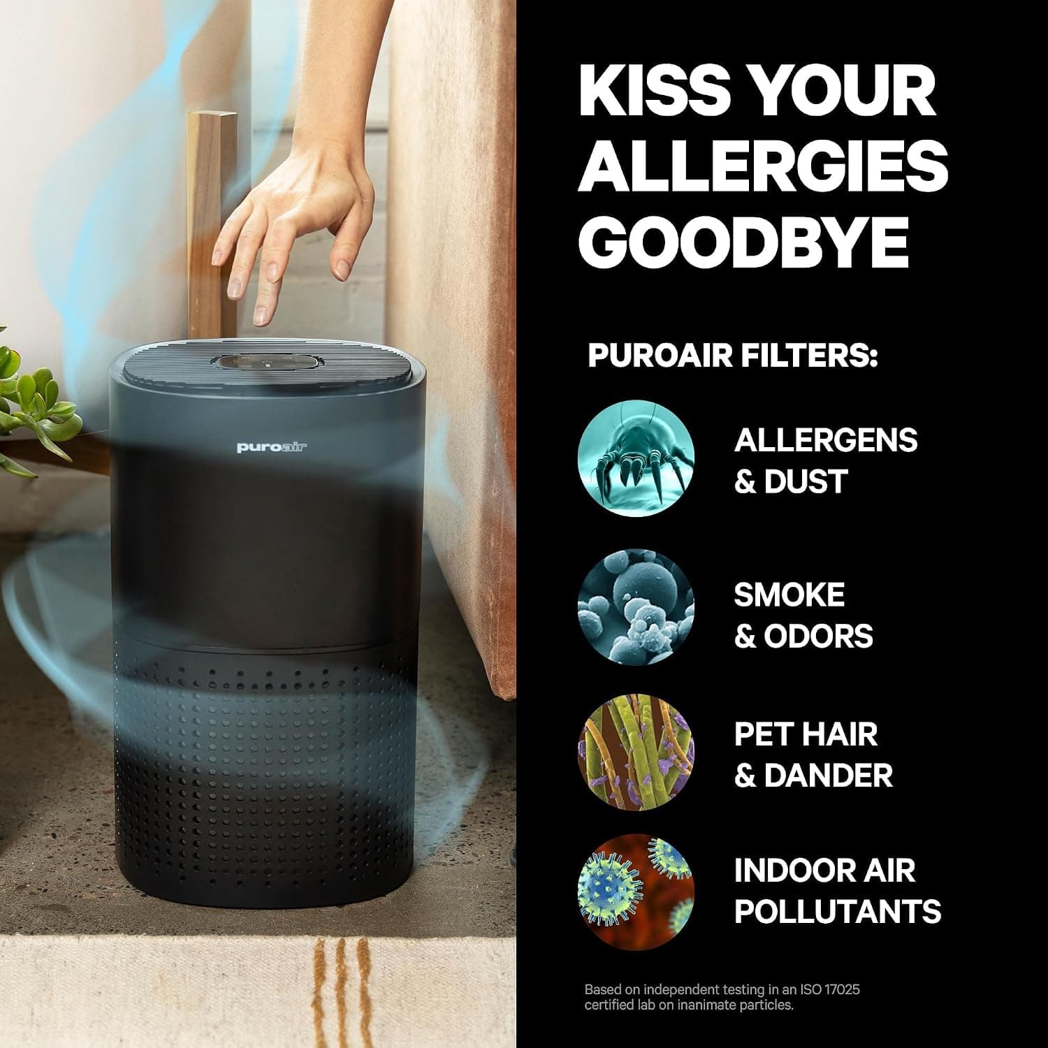 PuroAir 240 HEPA Air Purifier with 2 Replacement Filters - image 4