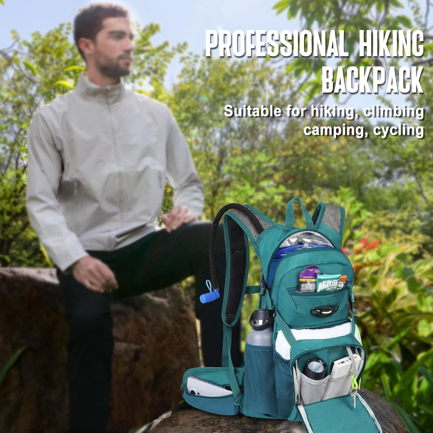 N NEVO RHINO 18L hydration backpack with 3L bladder - image 4