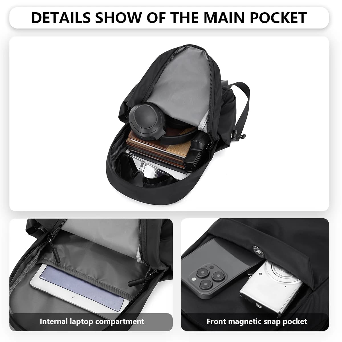 Lightweight Mini Backpack for Men - Versatile Travel Gear - image 5