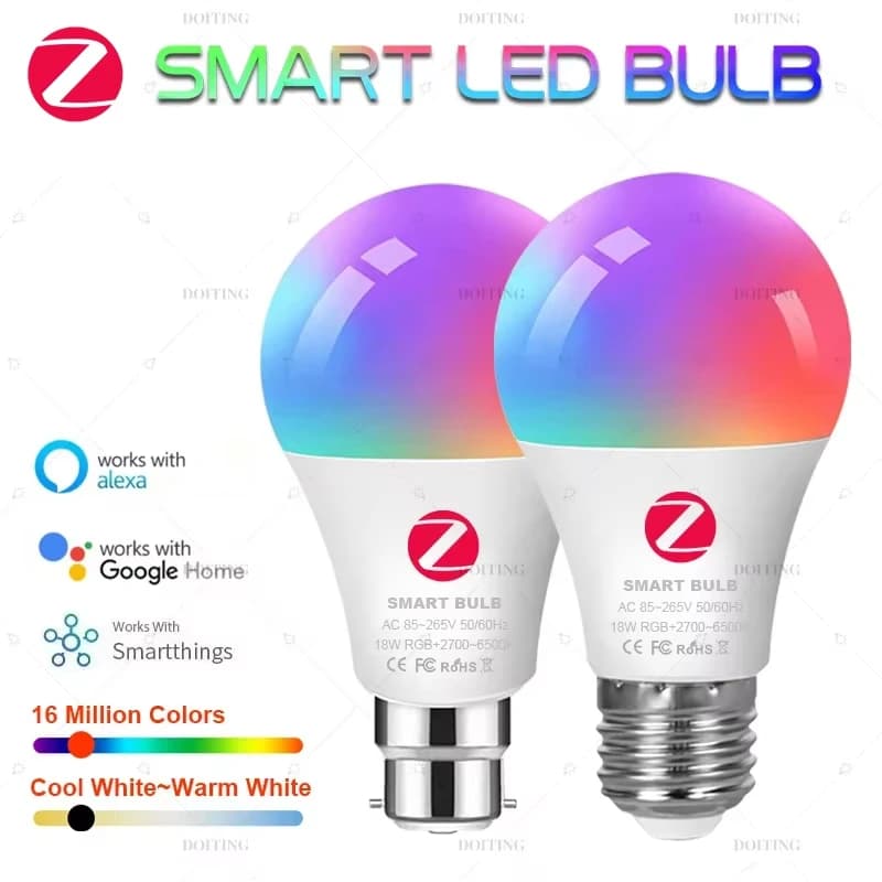 Zigbee 3.0 Smart LED Bulb E27 B22