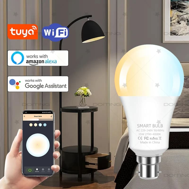 B22 Tuya WIFI Smart Bulb Lamps