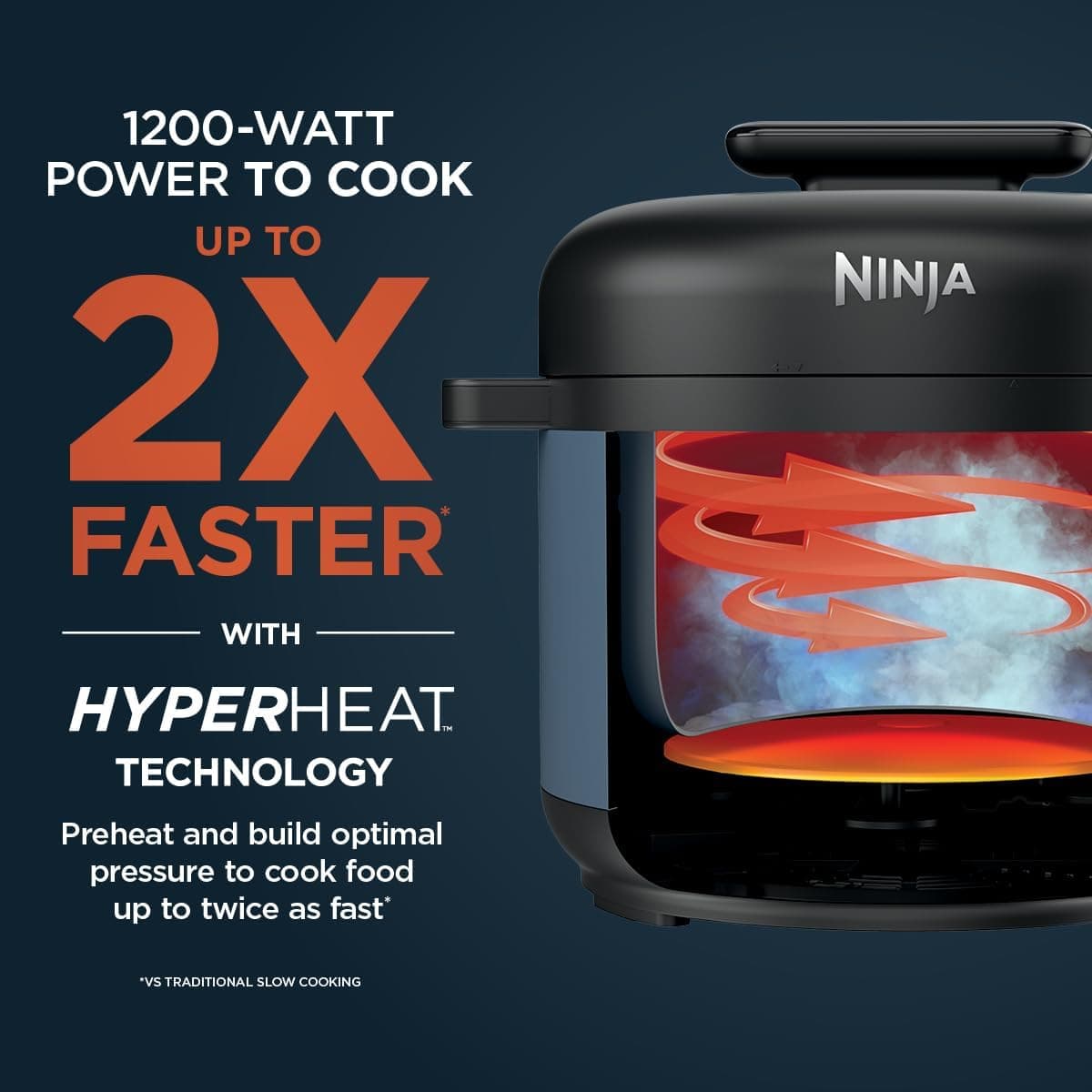 Ninja HyperHeat 9-in-1 Electric Pressure Cooker 6.5 Qt - image 5