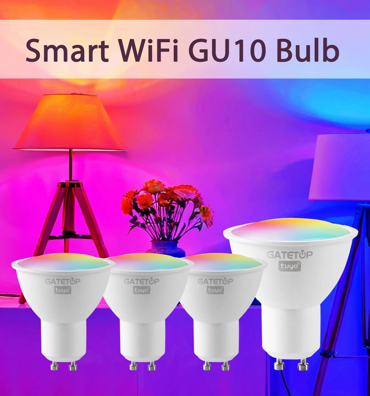 Tuya GU10 LED Dimmable Smart Bulb